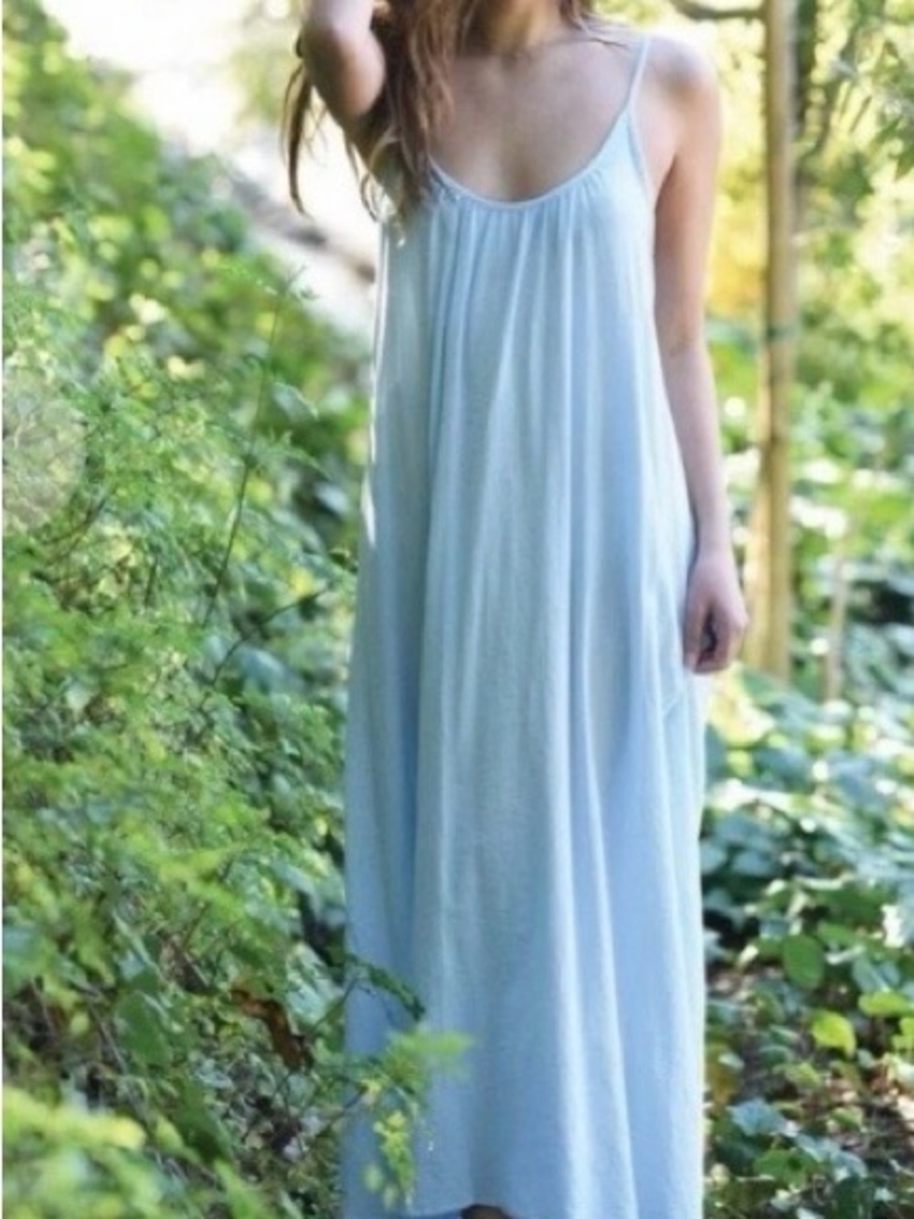 9seed Elegant Light Purple Maxi Dress in lavander color